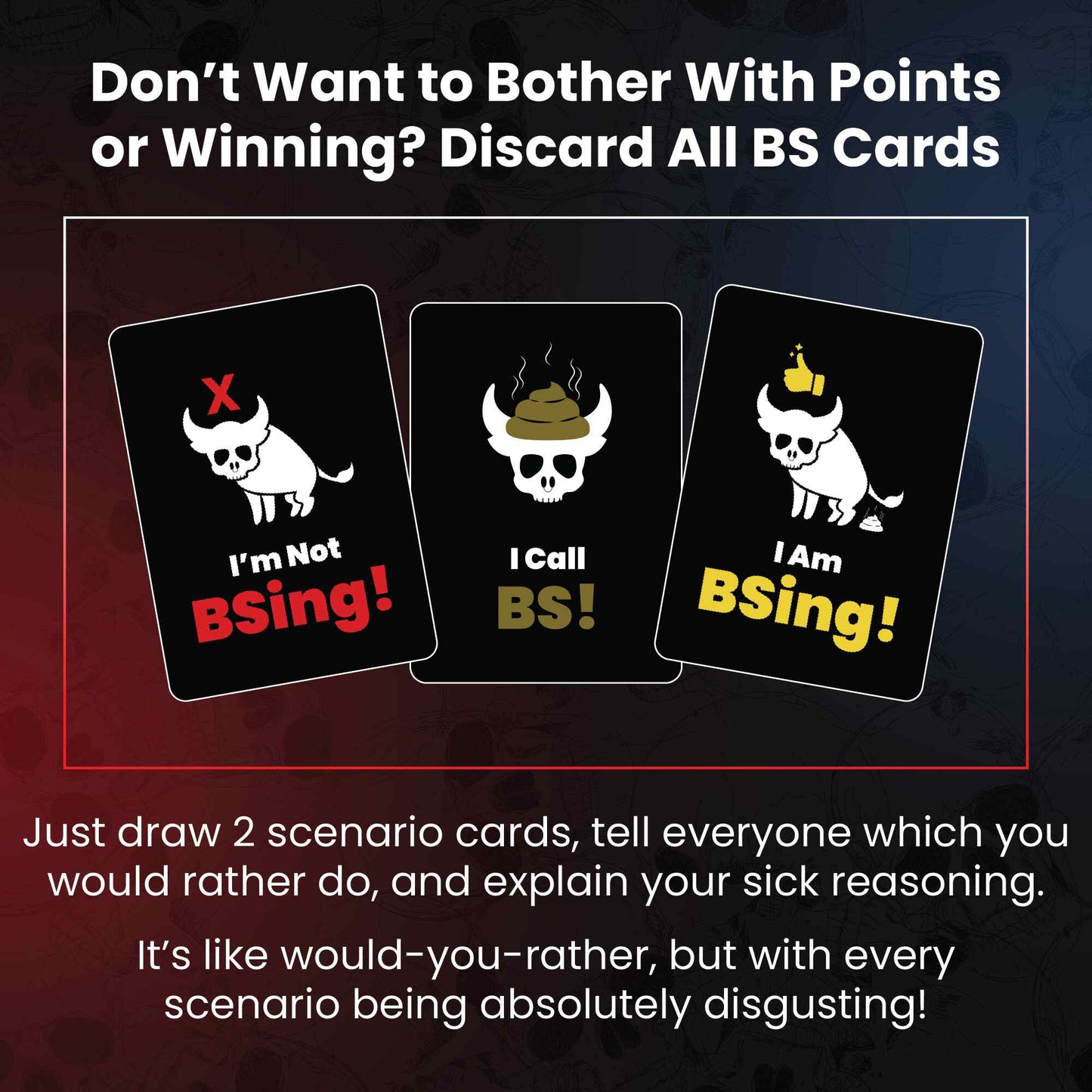 I Choose Death Card Game